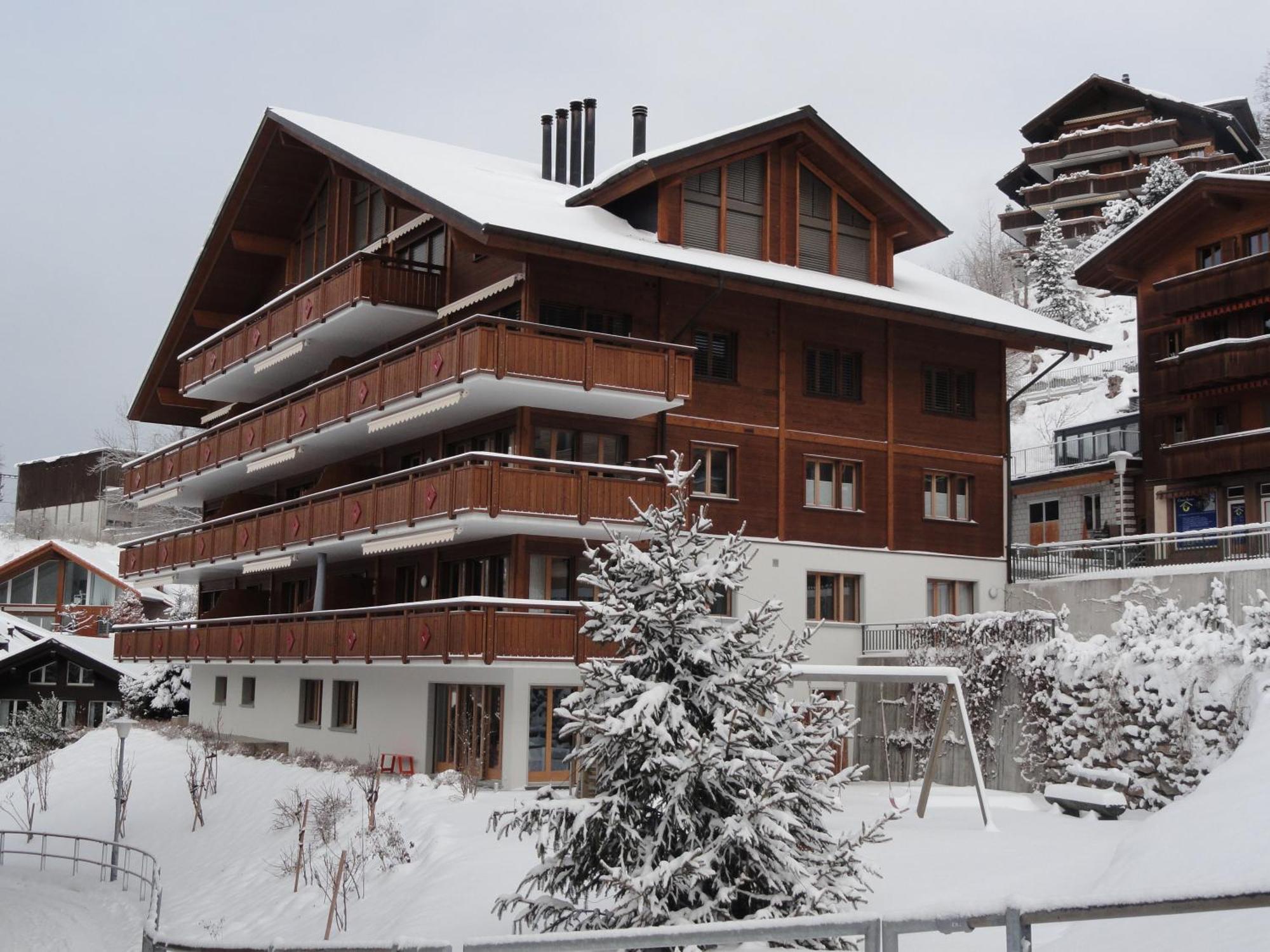 Chalet Bella Vista 6 Wengen Buitenkant foto